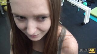 Fantasy Naive gym bunny has sex with rich male