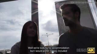Fantasy Dude sold girlfriend's pussy to have accommodation..