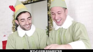 Milf - Hot Blonde Milf Sucks Cock For Christmas