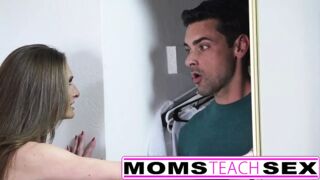 Dillion Harper caught by step mom goes hardcore